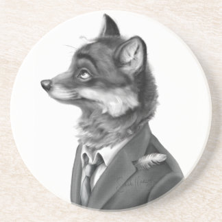 Dessous De Verre En Grès Dessous de verre de boissons de grès de Fox