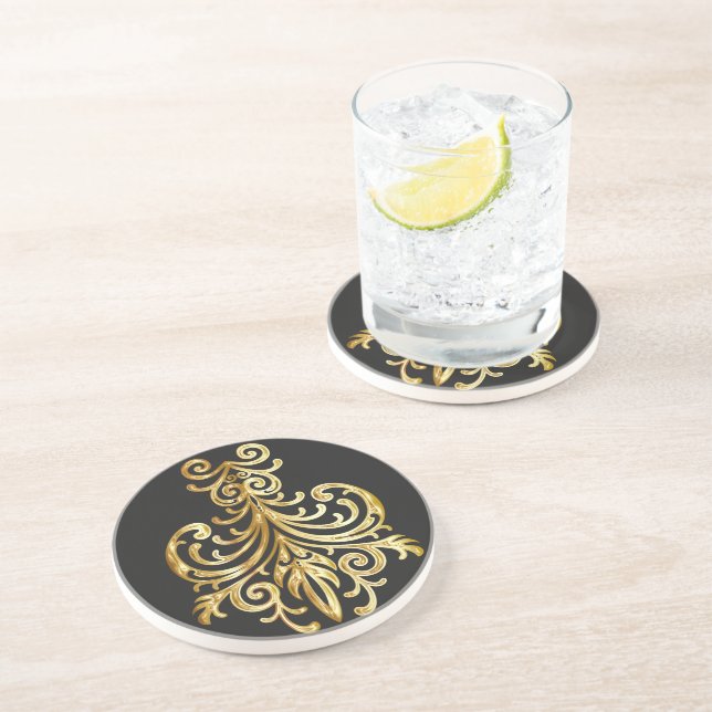 Dessous De Verre En Grès Dessous de verre de grès (Côté)