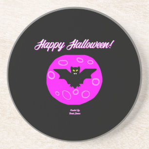 Dessous De Verre En Grès Dessous de verre de grès de chaume d'Halloween