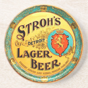 Dessous De Verre En Grès Dessous de verre de grès de Detroit MI de bière 