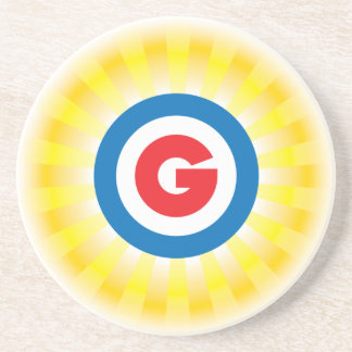 Dessous De Verre En Grès Dessous de verre de grès de Sunburst GCS