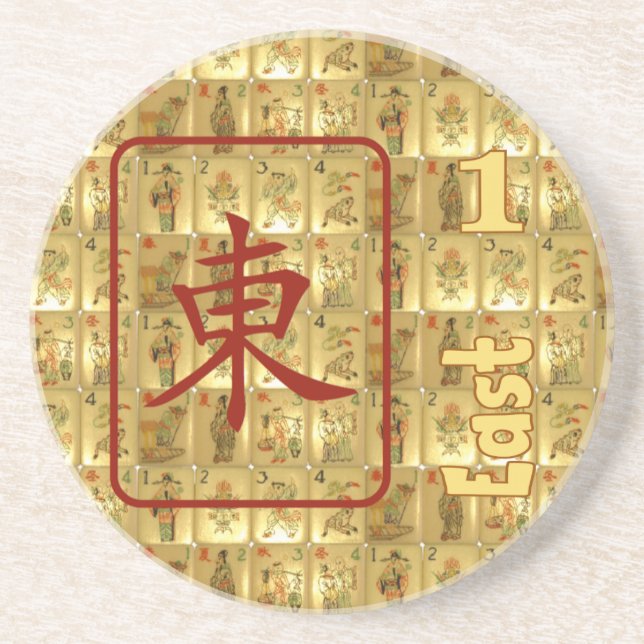 Dessous De Verre En Grès Dessous de verre de grès - vent est (Devant)