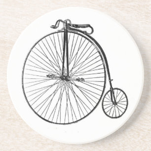 Dessous De Verre En Grès Dessous de verre vintages de grès de bicyclette