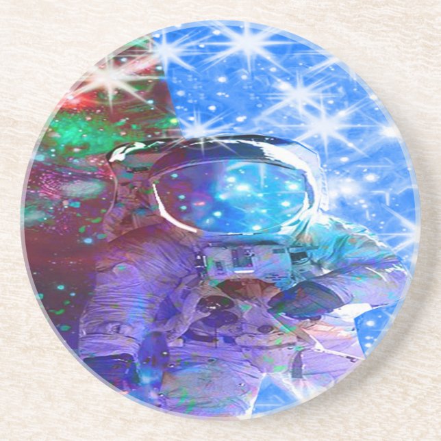 Dessous De Verre En Grès Dimension astronaute (Devant)