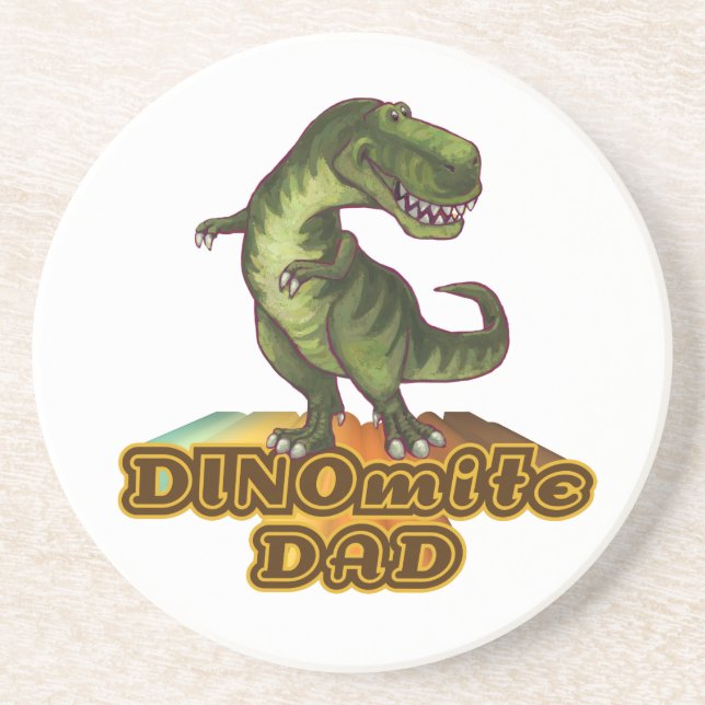 Dessous De Verre En Grès Dinomite Papa (Devant)