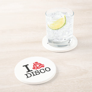 Dessous De Verre En Grès Discothèque de l'adaptateur I 45