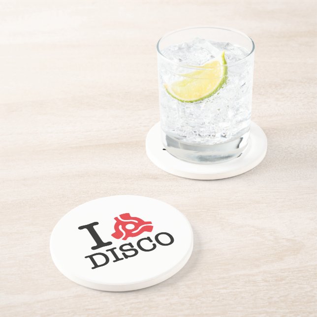 Dessous De Verre En Grès Discothèque de l'adaptateur I 45 (Côté)