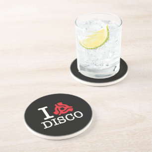Dessous De Verre En Grès Discothèque de l'adaptateur I 45