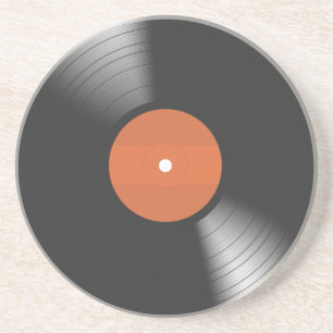 Dessous De Verre En Grès Disque vinyle