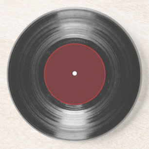 Dessous De Verre En Grès disque vinyle