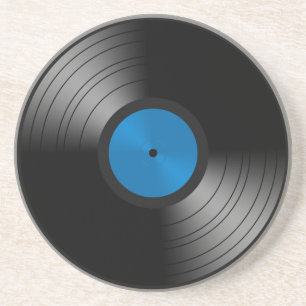 Dessous De Verre En Grès Disque vinyle