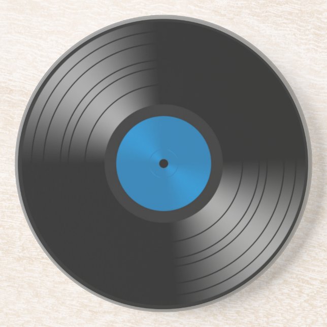 Dessous De Verre En Grès Disque vinyle (Devant)