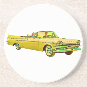 Dessous De Verre En Grès Dodge Custom Royal Lancer 1957