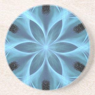 Dessous De Verre En Grès Dollar de sable bleu