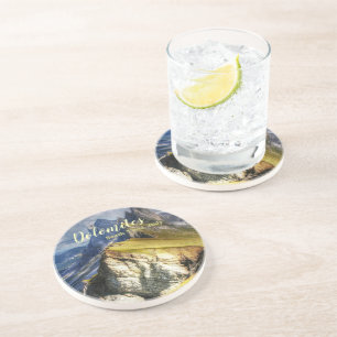 Dessous De Verre En Grès Dolomites pittoresques Tyrol du Sud Italie