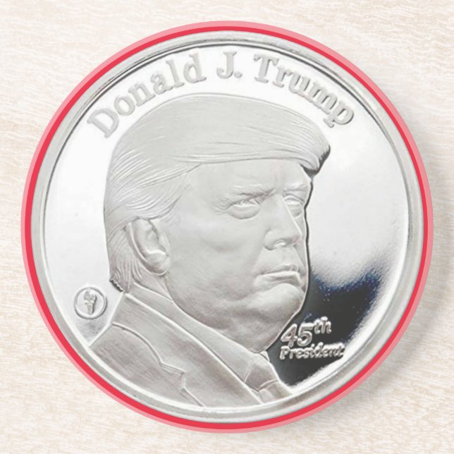 DESSOUS DE VERRE EN GRÈS DONALD TRUMP (Devant)