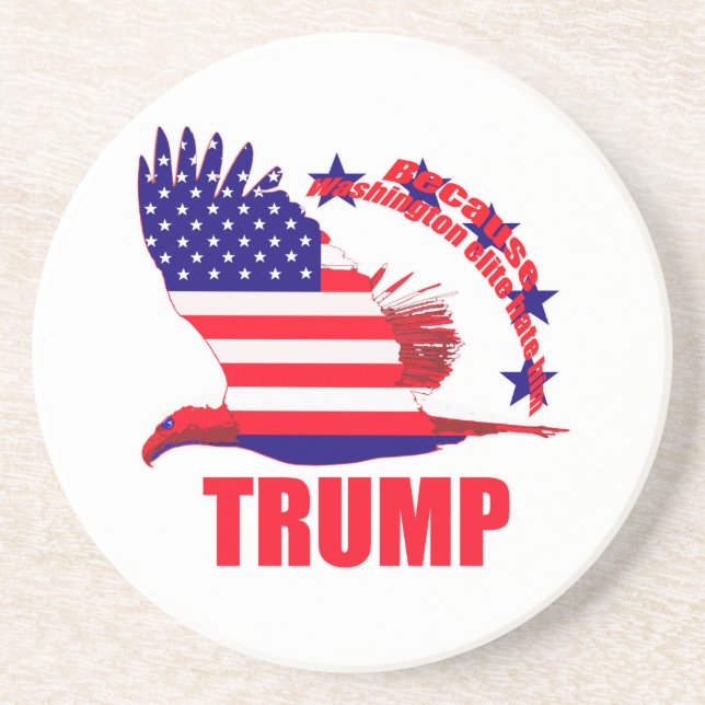 Dessous De Verre En Grès Donald Trump (Devant)
