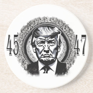 Dessous De Verre En Grès Donald Trump 45/47