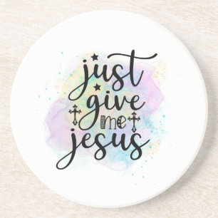 Dessous De Verre En Grès Donne-Moi Jésus Chant de culte chrétien