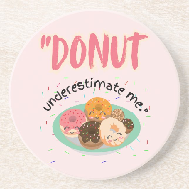DESSOUS DE VERRE EN GRÈS DONUT SOUS ESTIMATION (Devant)