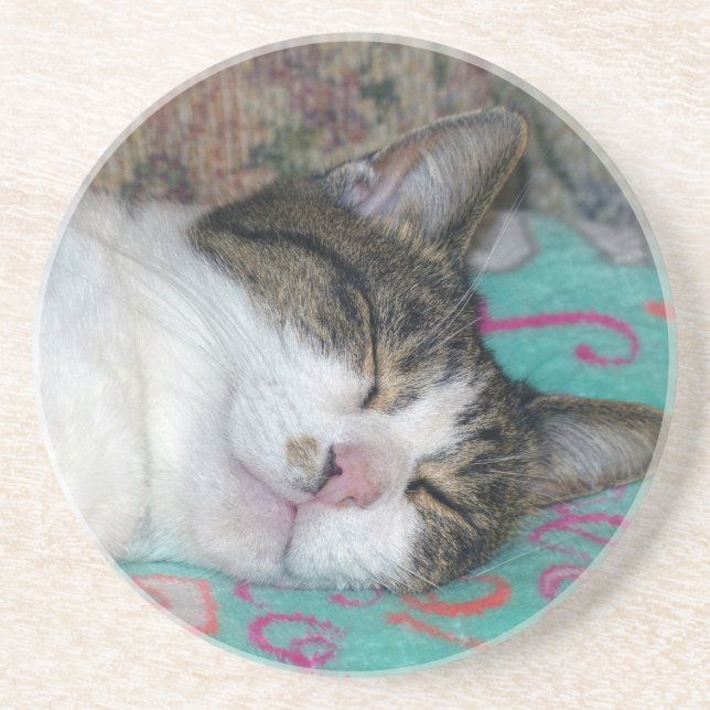 Dessous De Verre En Grès Dormir de miel (Devant)