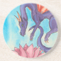 Dragon de fée violette