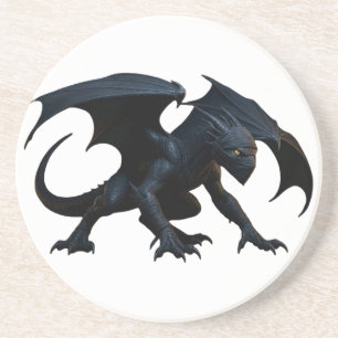 Dessous De Verre En Grès Dragon Ninja
