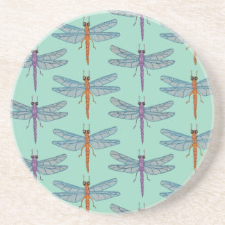 Dessous De Verre En Grès Dragonfly pattern