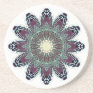 Dessous De Verre En Grès Dragonfly Wings Mandala