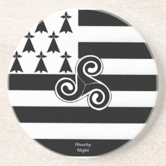 Dessous De Verre En Grès Drapeau breton (breton)