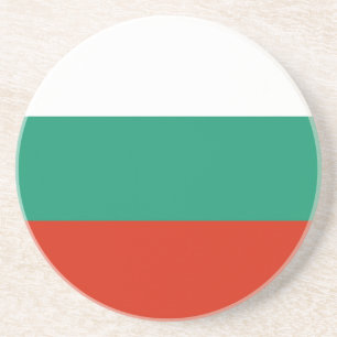 Dessous De Verre En Grès Drapeau Bulgarie tricolore