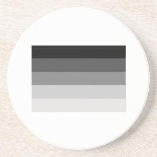DESSOUS DE VERRE EN GRÈS DRAPEAU DE FIERTE DROITE OFFICIEL