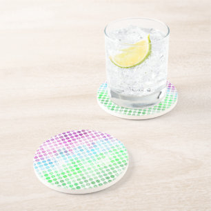 Dessous De Verre En Grès Drapeau de fierté Toric abstrait boho éclectique G