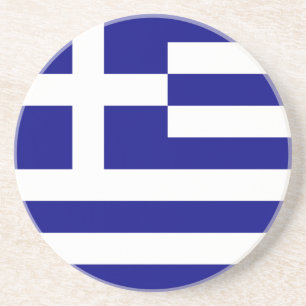 Dessous De Verre En Grès Drapeau de la Grèce