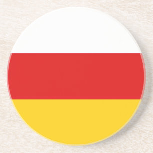 Dessous De Verre En Grès Drapeau de l'Ossétie du Sud