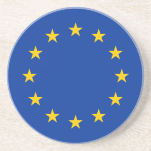 Dessous De Verre En Grès Drapeau de l'Union européenne