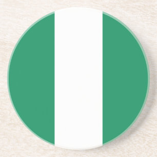Dessous De Verre En Grès Drapeau du Nigeria