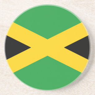 Dessous De Verre En Grès Drapeau Jamaïque