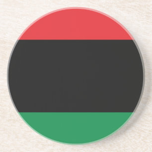 Dessous De Verre En Grès Drapeau panafricain