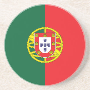 Dessous De Verre En Grès Drapeau Portugal