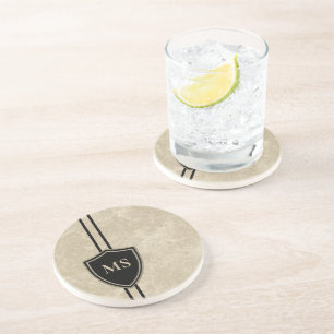 Dessous De Verre En Grès Drummer tambour Vintage basse tambour monogramme