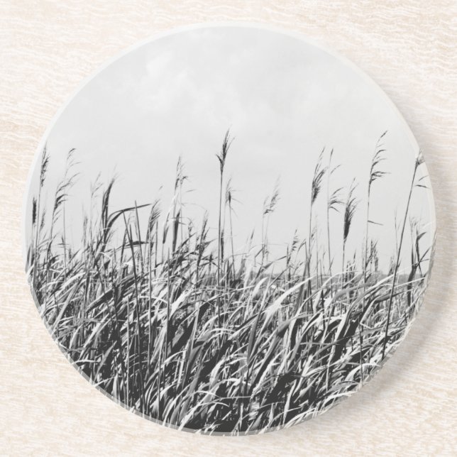 Dessous De Verre En Grès Dune Triptyque III (Devant)