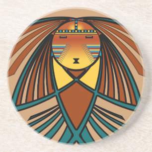 Dessous De Verre En Grès Eagle Sun