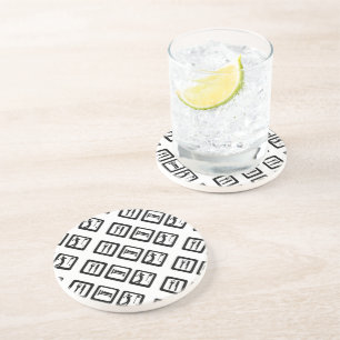 Dessous De Verre En Grès Eat Sleep Golf