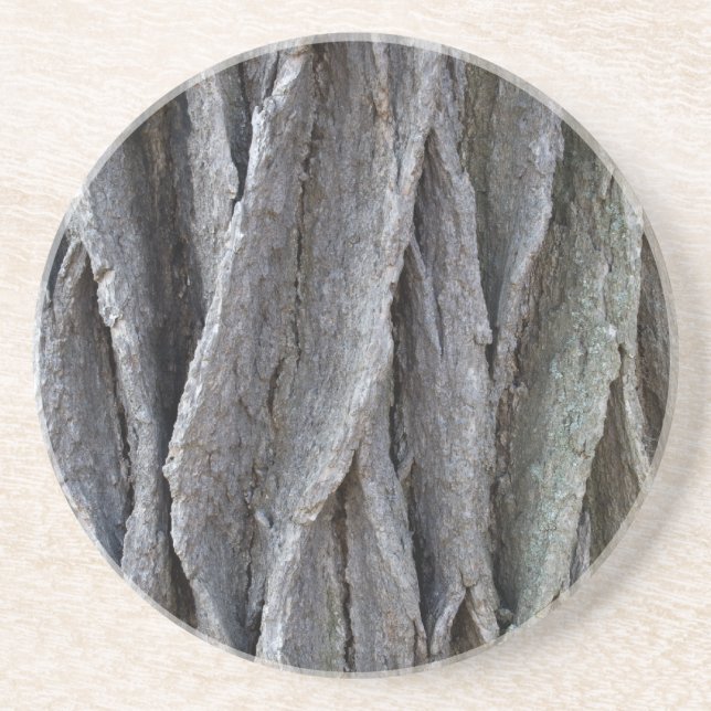 Dessous De Verre En Grès Écorce d'arbre (Devant)