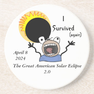 Dessous De Verre En Grès Édition Solaire Eclipse Survival 2024