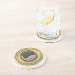 Dessous De Verre En Grès Élément de la Terre