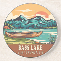 Emblème de pêche nautique de Bass Lake California