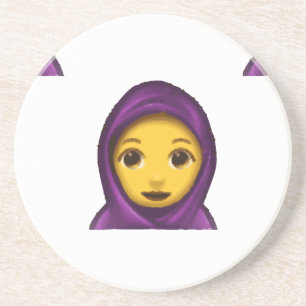 Dessous De Verre En Grès emoji hajib