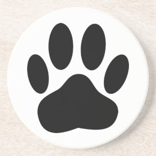 Dessous De Verre En Grès Empreinte de chien